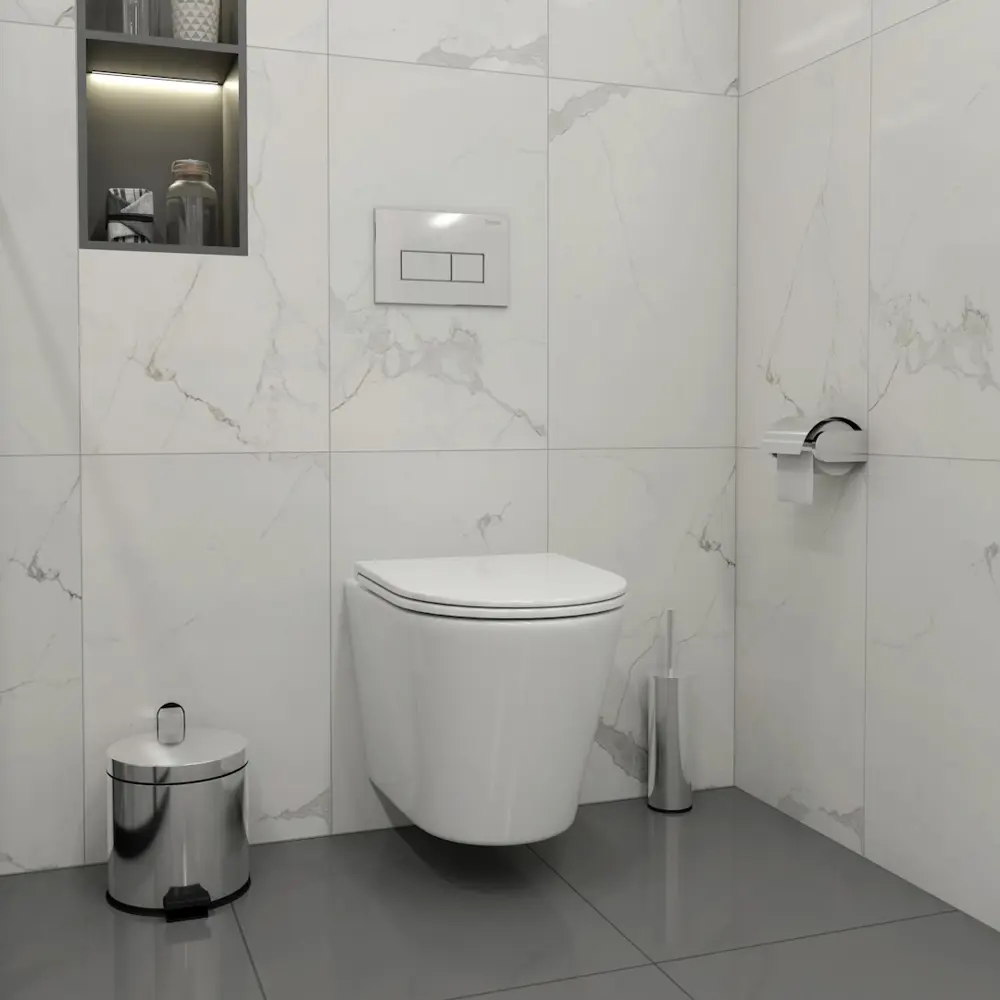 Фото 4 Комплект Teymi F00509: инсталляция Aina 50, клавиша смыва Helmi хром, унитаз Solli Фото 4 Комплект Teymi F00509: инсталляция Aina 50, клавиша смыва Helmi хром, унитаз Solli