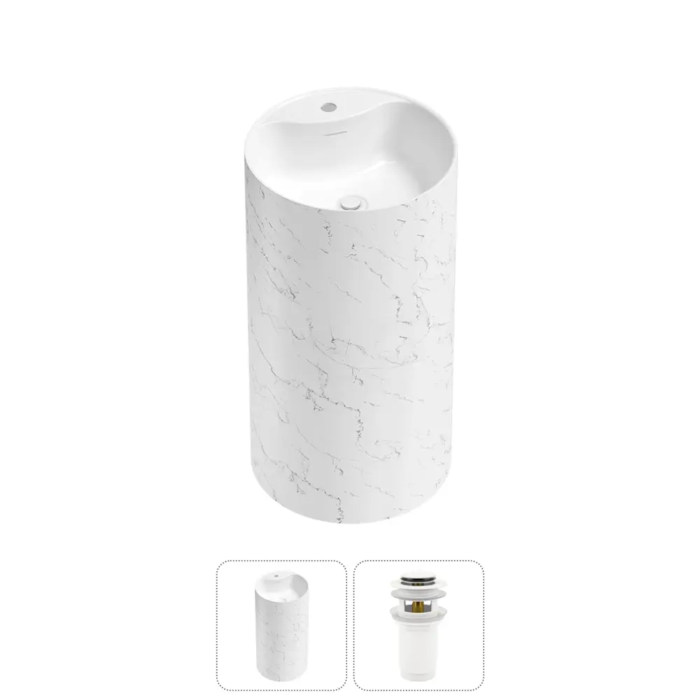 Фото Напольная раковина отдельностоящая Wellsee Chalice Perfection 20213061R размер 45x45x85 см, с донным клапаном Фото Напольная раковина отдельностоящая Wellsee Chalice Perfection 20213061R размер 45x45x85 см, с донным клапаном