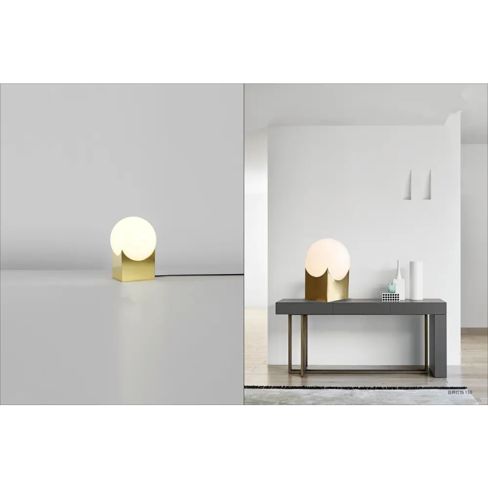 Фото 3 Настольная лампа iLamp Golden 10213T/1-D200 MGL-WH 20Вт IP20 белый Фото 3 Настольная лампа iLamp Golden 10213T/1-D200 MGL-WH 20Вт IP20 белый