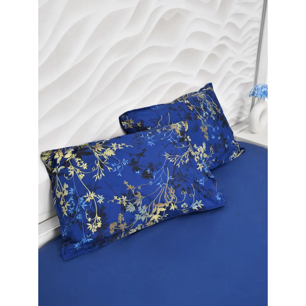 Фото Комплект наволочек Ilma MKN-027, 50x70 см, перкаль, 2 шт, цвет синий Фото Комплект наволочек Ilma MKN-027, 50x70 см, перкаль, 2 шт, цвет синий