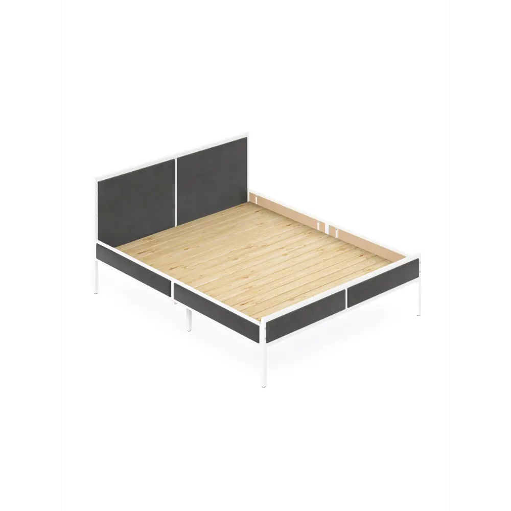 Фото Кровать Solarius kr120loft-obiv-rs17-white-full Кровать Лофт сплошное 125 x 90 x 206 см дсп цвет темно-серый/белый Фото Кровать Solarius kr120loft-obiv-rs17-white-full Кровать Лофт сплошное 125 x 90 x 206 см дсп цвет темно-серый/белый