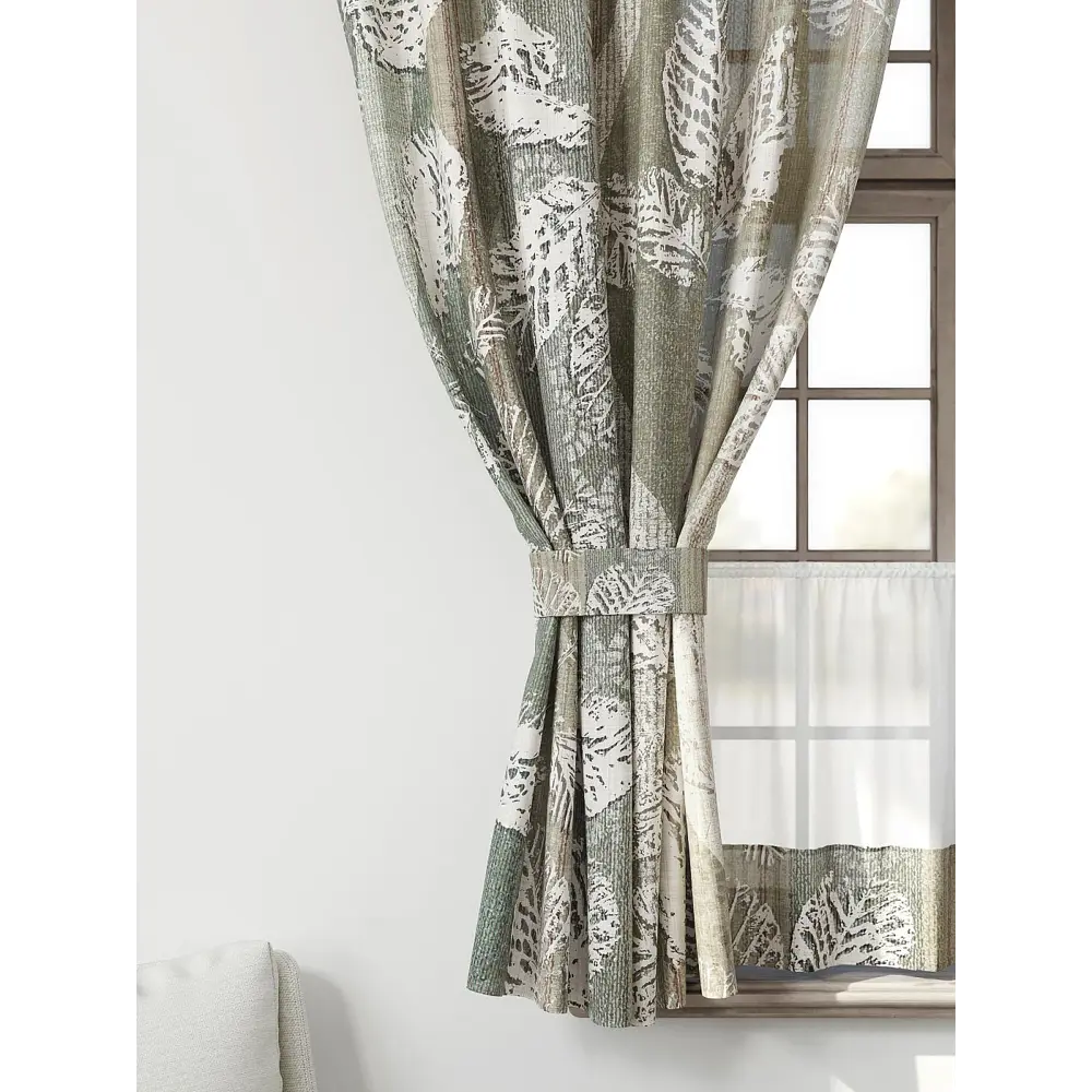 Фото 4 Комплект штор Comfy way CW705138-160 на шторной ленте 160x150 см цвет бежевый, белый Фото 4 Комплект штор Comfy way CW705138-160 на шторной ленте 160x150 см цвет бежевый, белый