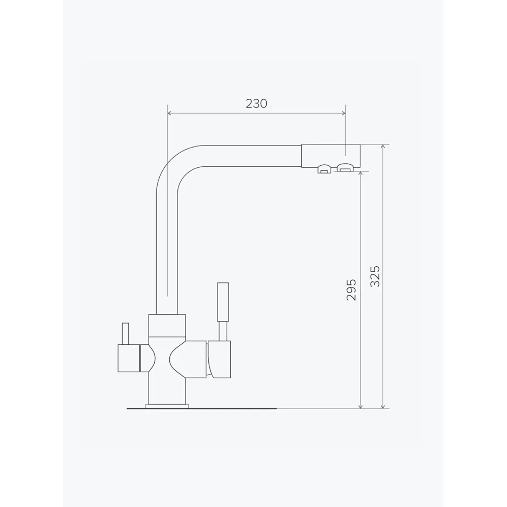 Фото 2 Смеситель для кухни Tolero 627642 поворотный излив 29.5 см цвет белый Фото 2 Смеситель для кухни Tolero 627642 поворотный излив 29.5 см цвет белый