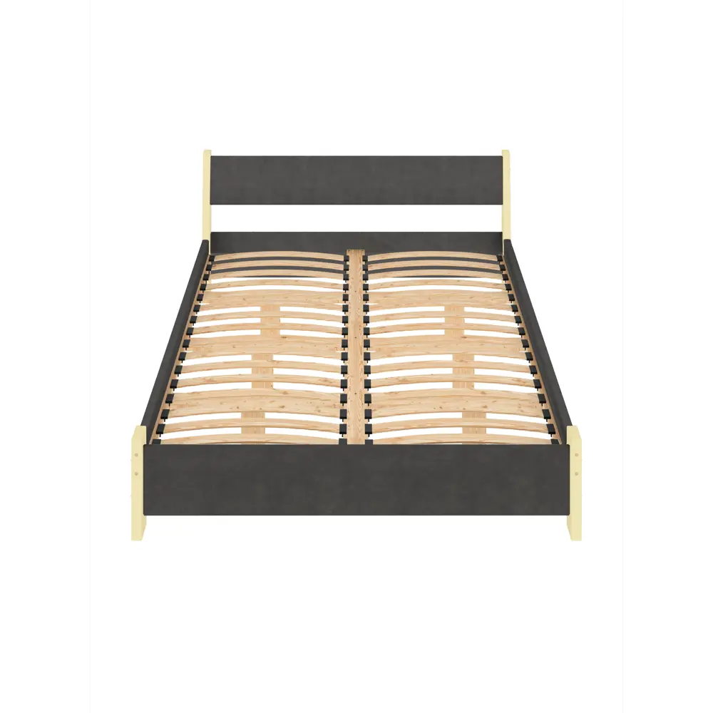 Фото 3 Кровать Solarius Мишка орто основание 170x80x210см дерево цвет темно-серый/ванильный Фото 3 Кровать Solarius Мишка орто основание 170x80x210см дерево цвет темно-серый/ванильный