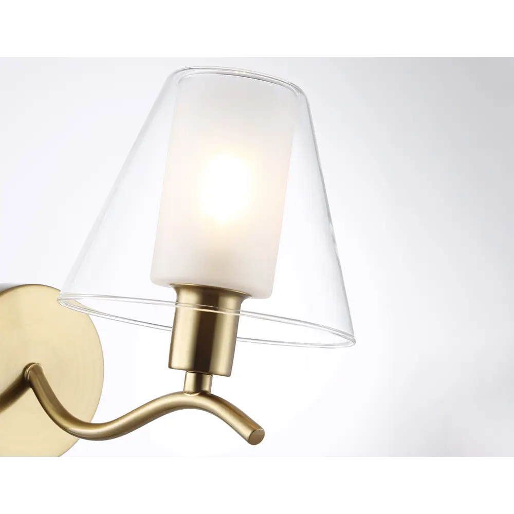Фото 5 Настенный светильник Ambrella light High light Lh57095 цвет белый матовый/латунь Фото 5 Настенный светильник Ambrella light High light Lh57095 цвет белый матовый/латунь
