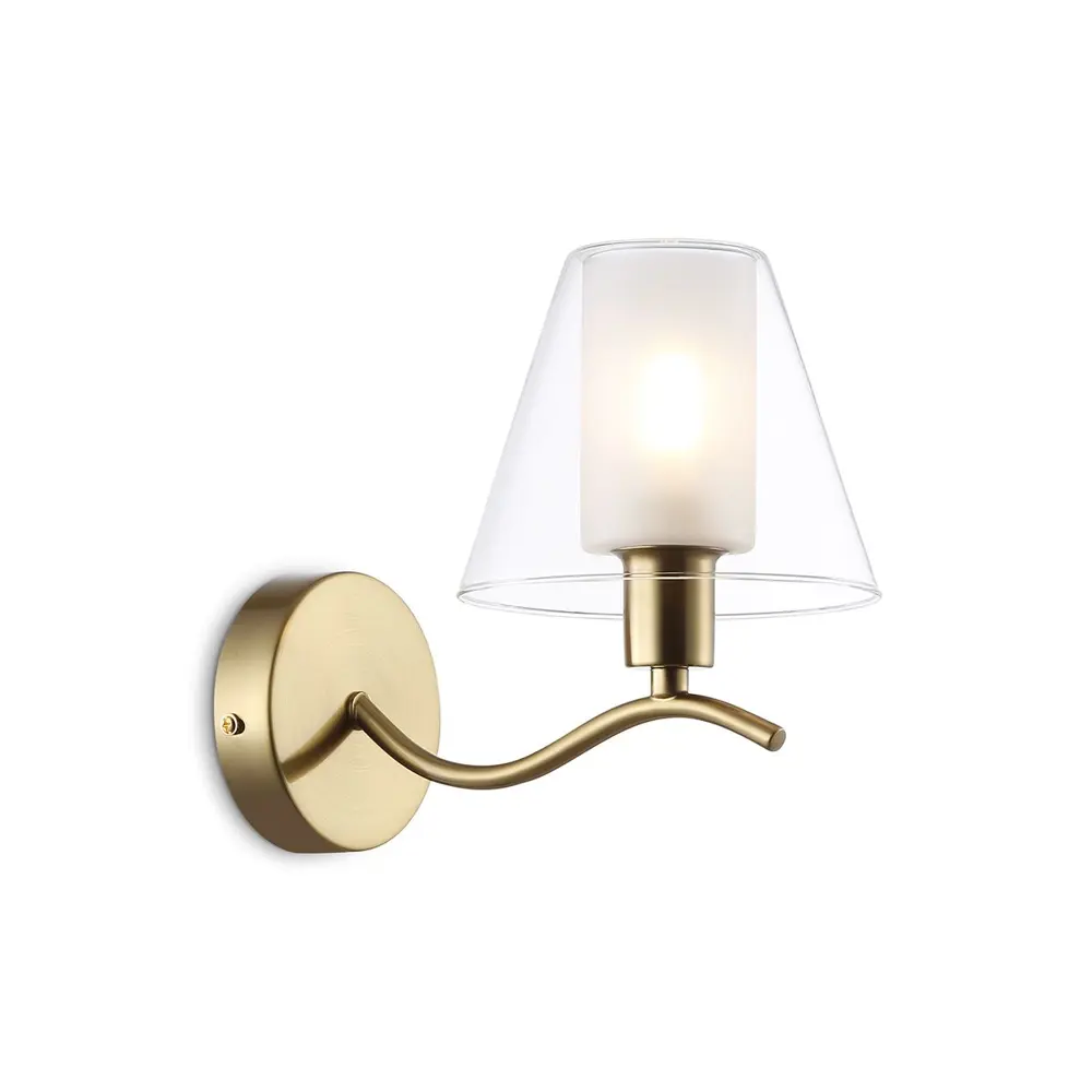 Фото 2 Настенный светильник Ambrella light High light Lh57095 цвет белый матовый/латунь Фото 2 Настенный светильник Ambrella light High light Lh57095 цвет белый матовый/латунь