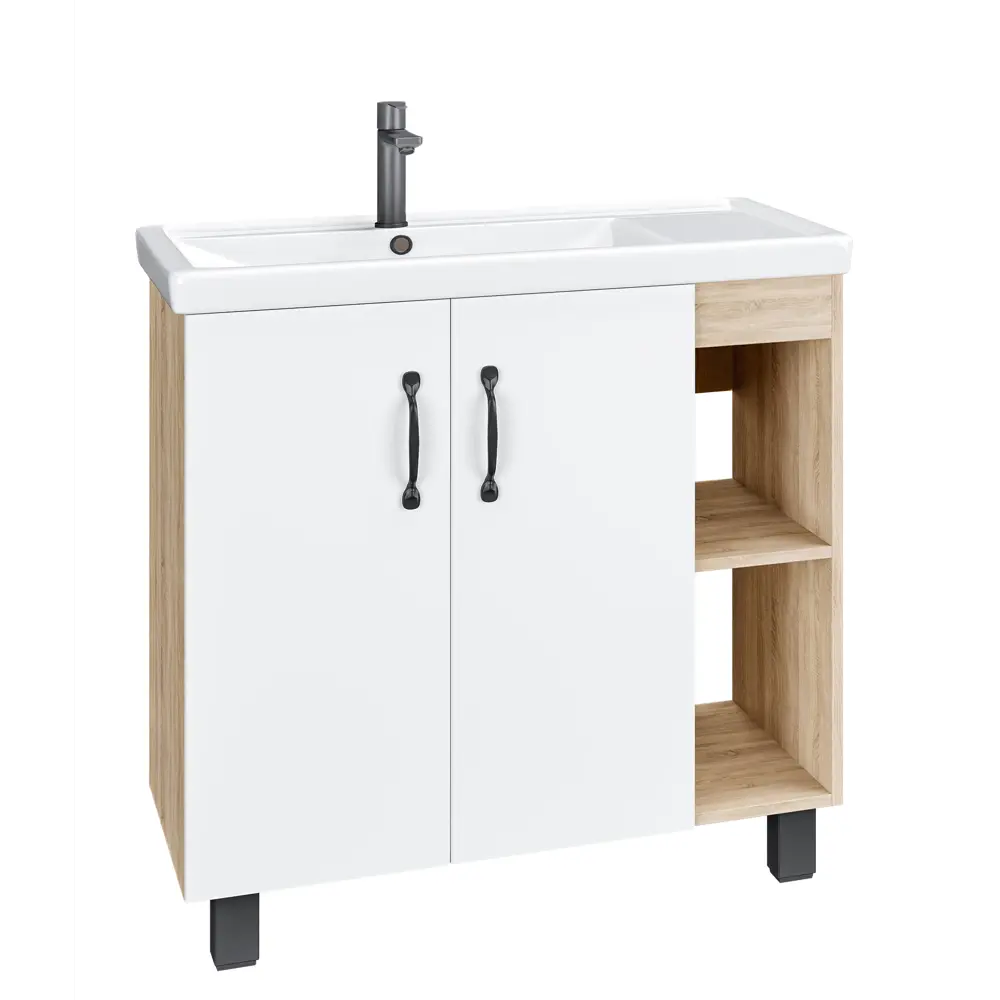 Фото 2 Раковина накладная с крылом Kirovit Фостер 80 см