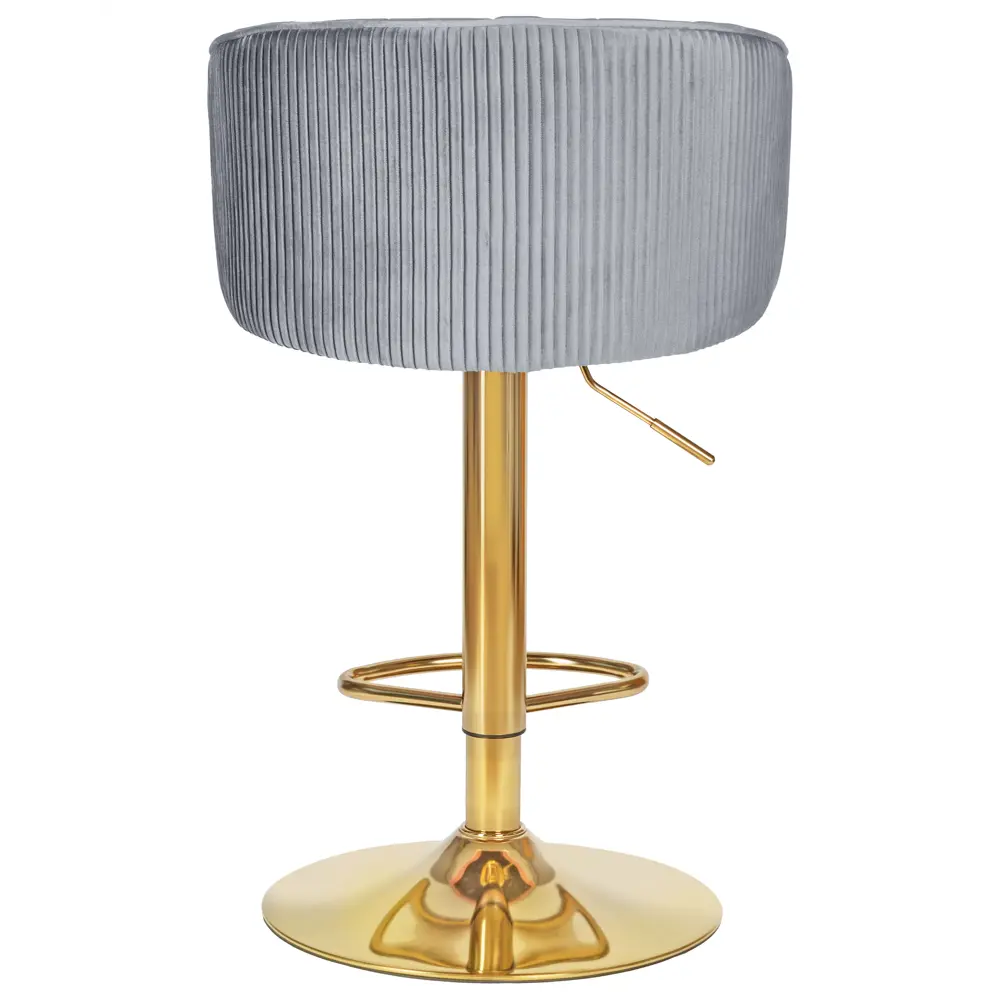 Фото 4 Барный стул Dobrin Darcy gold lm-5025 51x107x46 см цвет серый Фото 4 Барный стул Dobrin Darcy gold lm-5025 51x107x46 см цвет серый