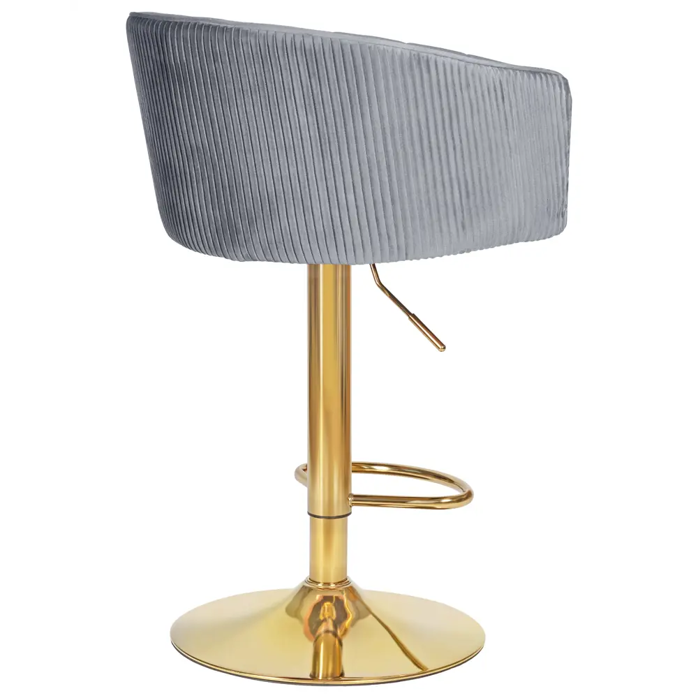 Фото 3 Барный стул Dobrin Darcy gold lm-5025 51x107x46 см цвет серый Фото 3 Барный стул Dobrin Darcy gold lm-5025 51x107x46 см цвет серый
