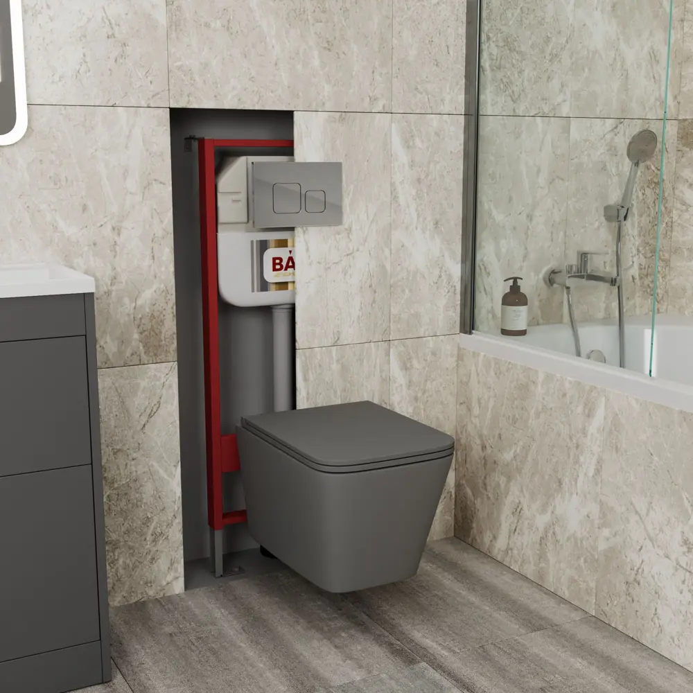 Фото Комплект BAUEDGE NEO45700-BS0001-HQ2-DG-01.02.09 6 в 1: инсталляция 45, унитаз безободковый Stil Hurricane-2, сиденье дюропласт, кнопка Aquanika Фото Комплект BAUEDGE NEO45700-BS0001-HQ2-DG-01.02.09 6 в 1: инсталляция 45, унитаз безободковый Stil Hurricane-2, сиденье дюропласт, кнопка Aquanika