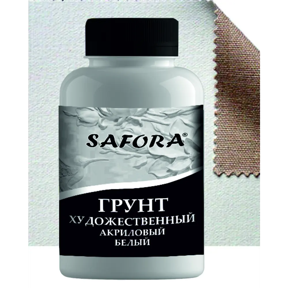 Фото Грунт акриловый Safora G1 банка 300 г белый Фото Грунт акриловый Safora G1 банка 300 г белый