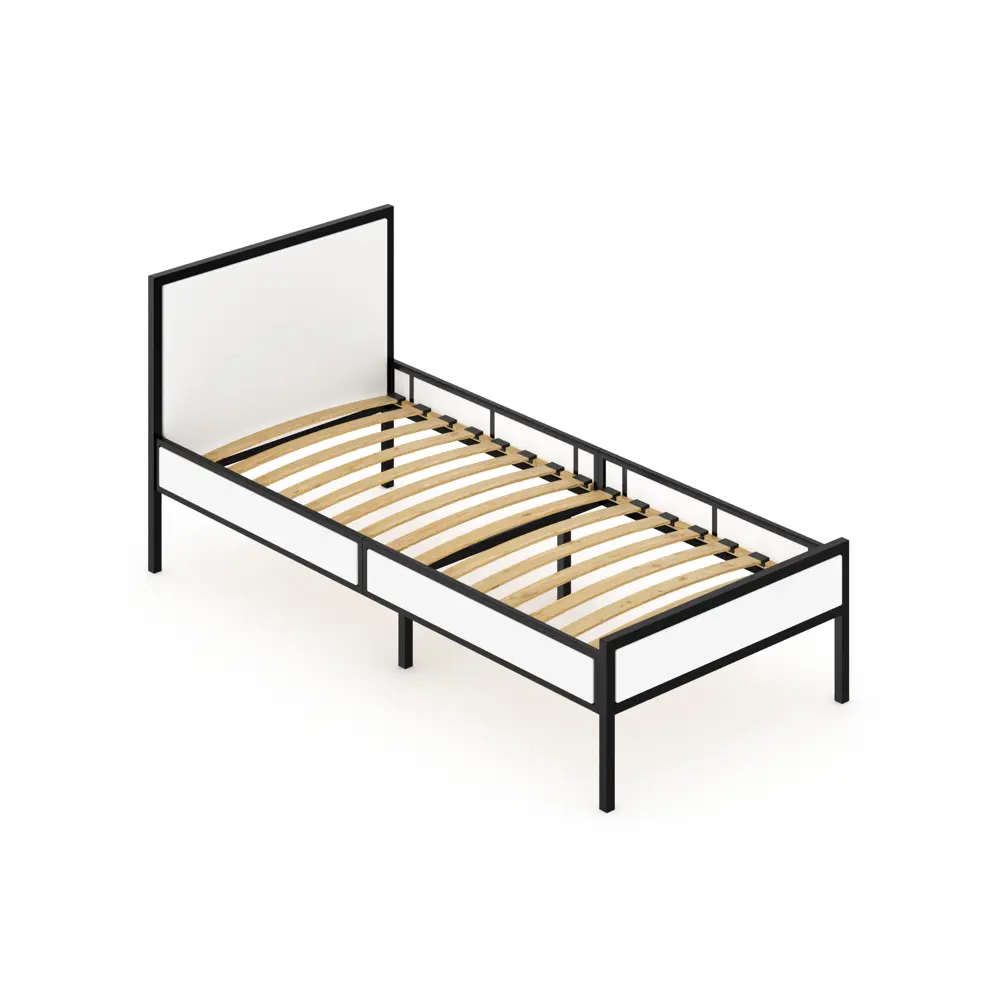 Фото Кровать Solarius kr90loft-bel-black-orto 95 x 90 x 206 см сосна цвет белый, черный Фото Кровать Solarius kr90loft-bel-black-orto 95 x 90 x 206 см сосна цвет белый, черный