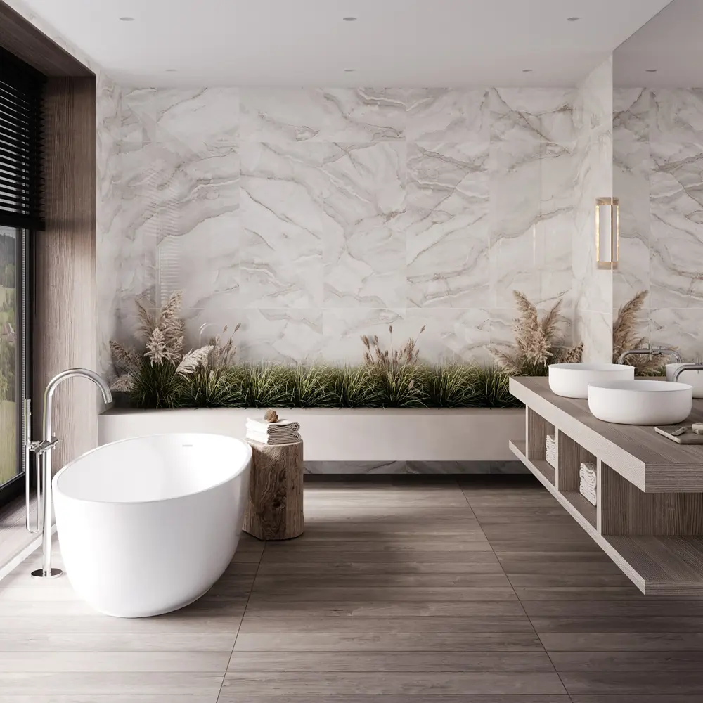 Фото Керамогранит Estima Soft Wood SF03 19.4x120 см 1.63 м² неполированный цвет серый. цена за упаковку