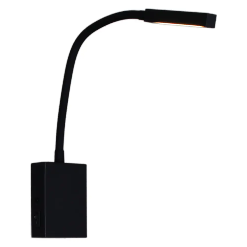 Фото 2 Настенный светильник светодиодный Reluce 86205-9.2-001mn led5w bk регулируемый белый свет цвет черный Фото 2 Настенный светильник светодиодный Reluce 86205-9.2-001mn led5w bk регулируемый белый свет цвет черный