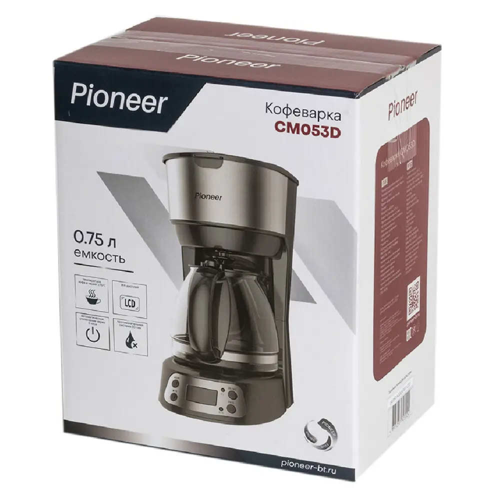 Фото 11 Капельная кофеварка Pioneer CM053D цвет черный Фото 11 Капельная кофеварка Pioneer CM053D цвет черный