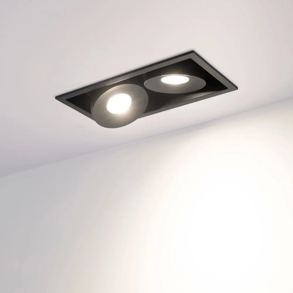 Фото 3 Светильник карданный встраиваемый светодиодный Arlight Simple Arlt_026877 под отверстие 140 мм 18 Вт нейтральный белый свет цвет черный Фото 3 Светильник карданный встраиваемый светодиодный Arlight Simple Arlt_026877 под отверстие 140 мм 18 Вт нейтральный белый свет цвет черный