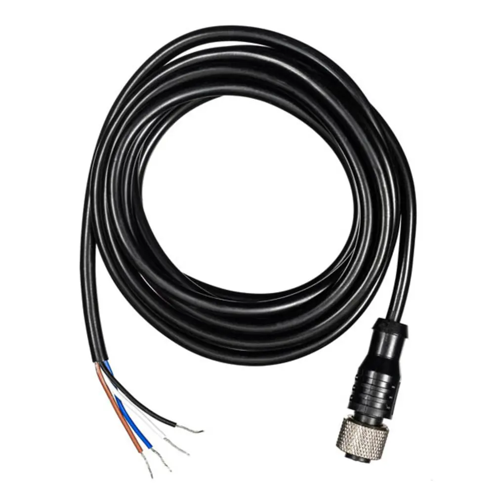 Фото Кабель Prompower с разъёмом M12 прямой 4-pin KJT-J12S4-LY 2 м Фото Кабель Prompower с разъёмом M12 прямой 4-pin KJT-J12S4-LY 2 м