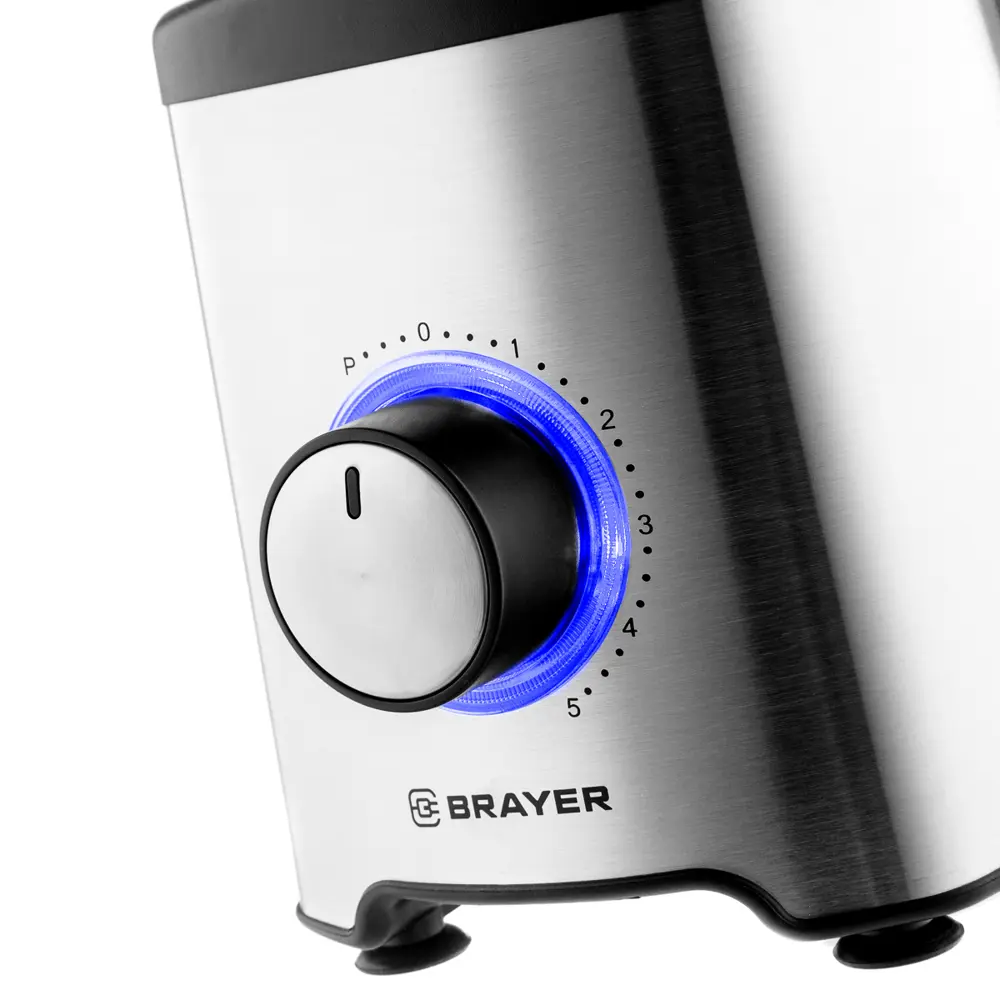 Фото 7 Блендер стационарный Brayer BR1203 5 скоростей цвет серебристо-черный Фото 7 Блендер стационарный Brayer BR1203 5 скоростей цвет серебристо-черный