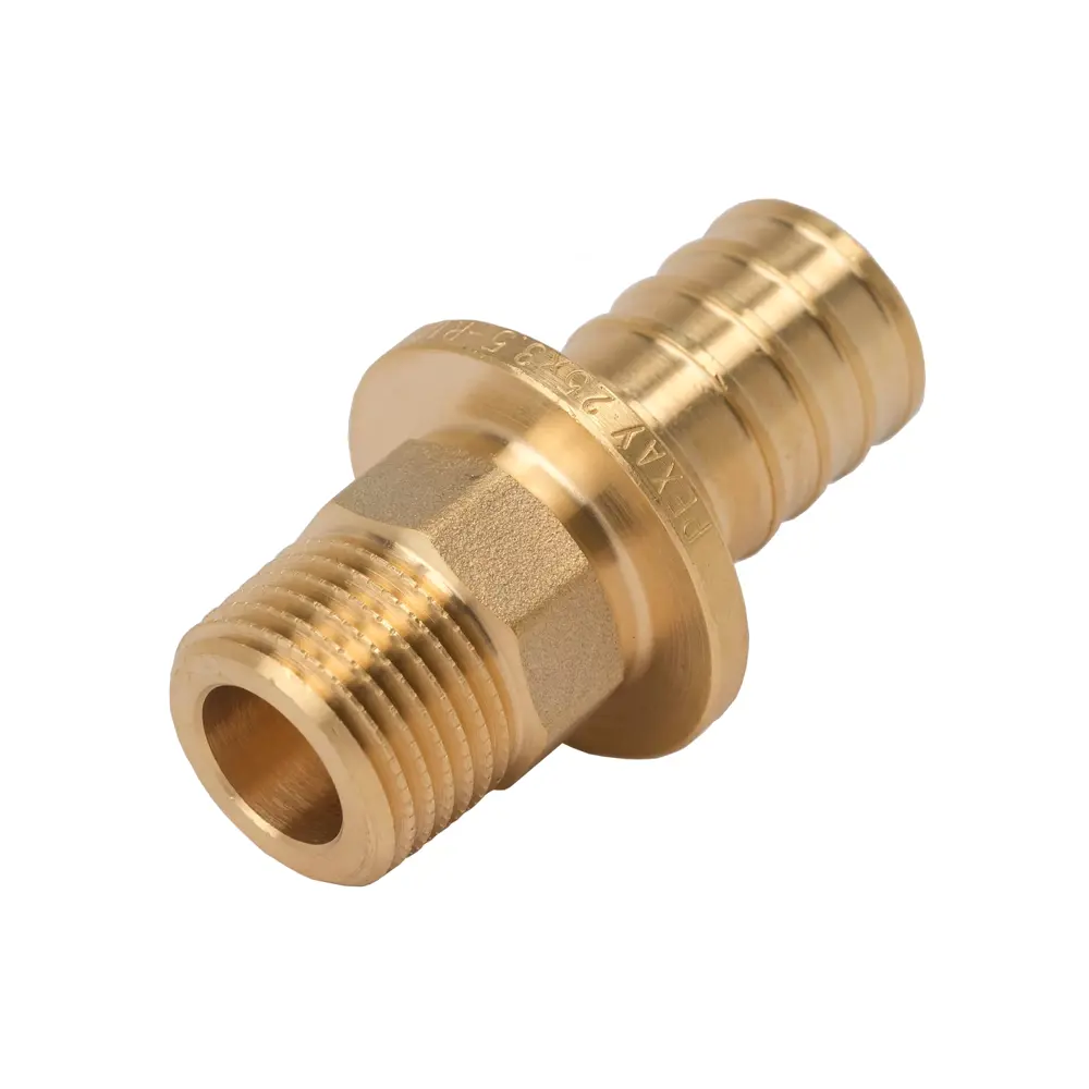 Фото Переходник Рехау 1/2"x25 мм НР латунь 11097091001 Фото Переходник Рехау 1/2"x25 мм НР латунь 11097091001