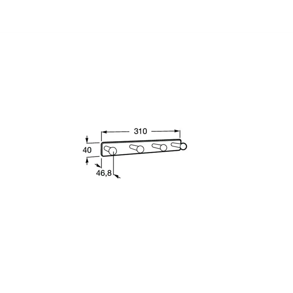 Фото 2 Крючок для ванной комнаты Roca Victoria