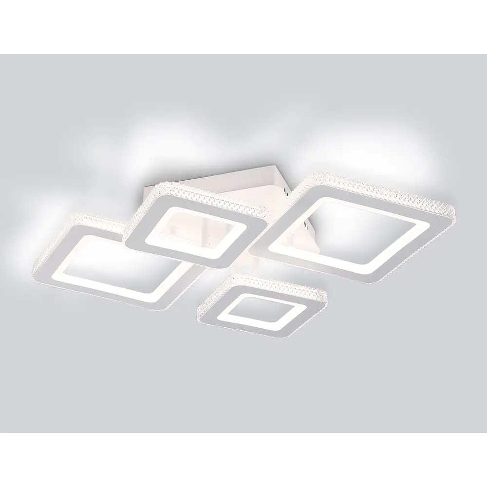 Фото 6 Люстра потолочная светодиодная Ambrella light Fa8878 с пультом управления 18 м² нейтральный белый свет цвет белый Фото 6 Люстра потолочная светодиодная Ambrella light Fa8878 с пультом управления 18 м² нейтральный белый свет цвет белый