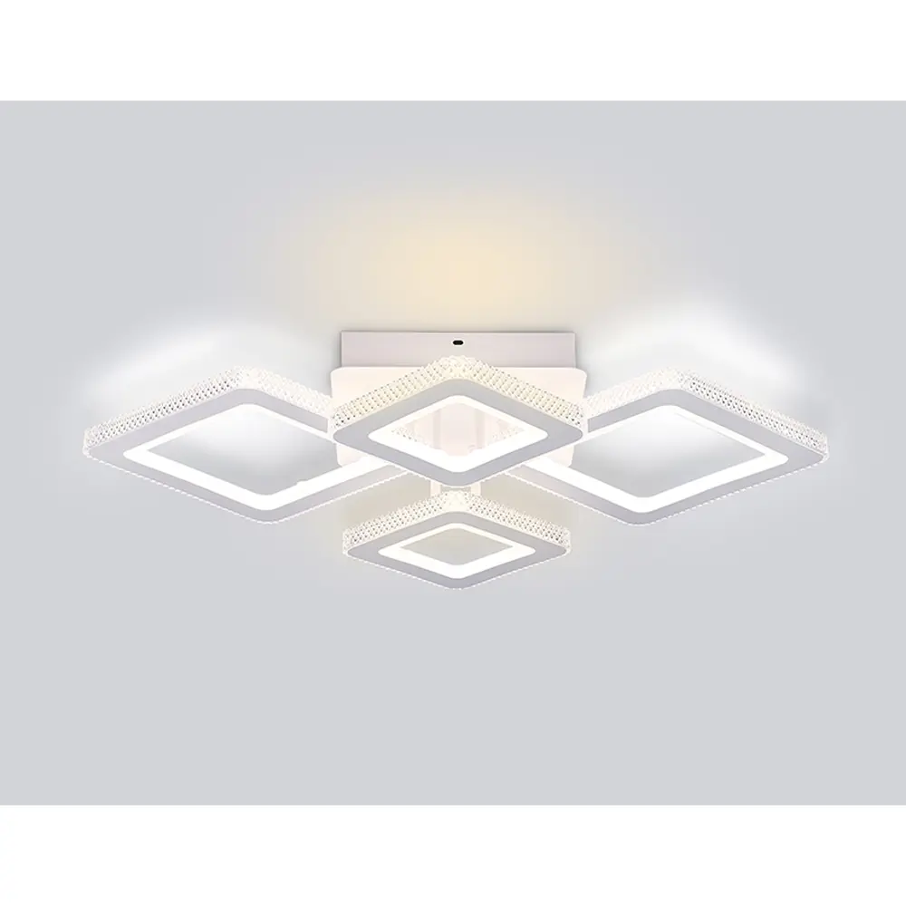 Фото 3 Люстра потолочная светодиодная Ambrella light Fa8878 с пультом управления 18 м² нейтральный белый свет цвет белый Фото 3 Люстра потолочная светодиодная Ambrella light Fa8878 с пультом управления 18 м² нейтральный белый свет цвет белый
