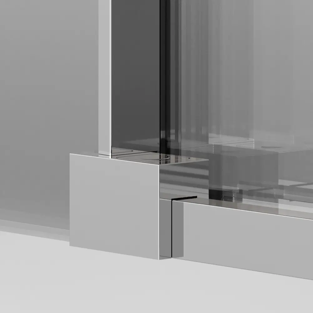 Фото 6 Душевая дверь Ambassador 110021105IX 160см эффект стекла прозрачный раздвижной