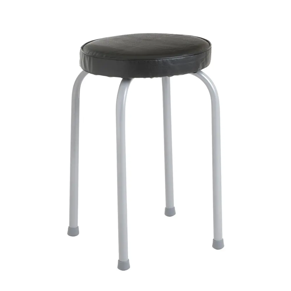 Фото Табурет Nika Булат 30x46.5x30 см металл цвет черный