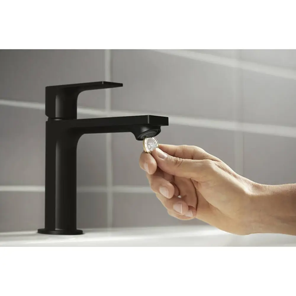 Фото 4 Смеситель для раковины Hansgrohe 72557670 однорычажный цвет черный матовый Фото 4 Смеситель для раковины Hansgrohe 72557670 однорычажный цвет черный матовый