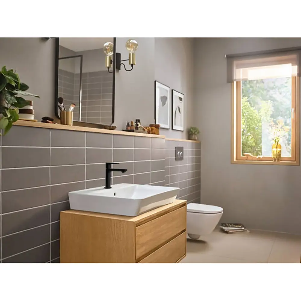 Фото 3 Смеситель для раковины Hansgrohe 72557670 однорычажный цвет черный матовый Фото 3 Смеситель для раковины Hansgrohe 72557670 однорычажный цвет черный матовый