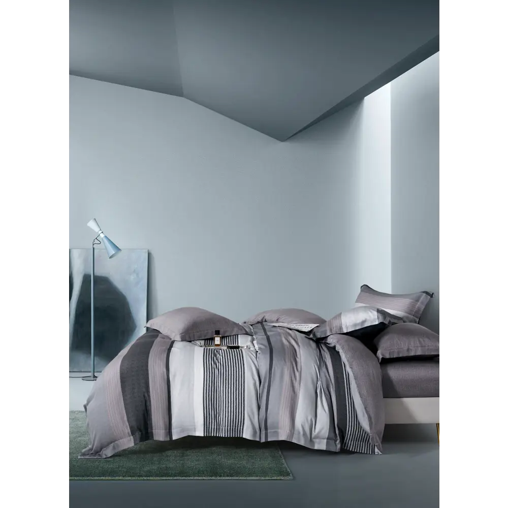 Фото Комплект постельного белья Tango Tencel 1.5-спальный тенсель наволочки 50x70 - 1 шт 70x70 - 1 шт цвет серый/коричневый TT4-146 Фото Комплект постельного белья Tango Tencel 1.5-спальный тенсель наволочки 50x70 - 1 шт 70x70 - 1 шт цвет серый/коричневый TT4-146