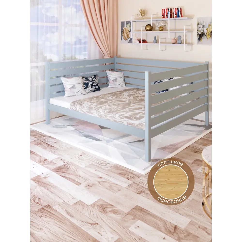 Фото 3 Кровать Solarius Tahta-spin140-170gol-full 150 x 101 x 180 см сосна цвет голубой Фото 3 Кровать Solarius Tahta-spin140-170gol-full 150 x 101 x 180 см сосна цвет голубой