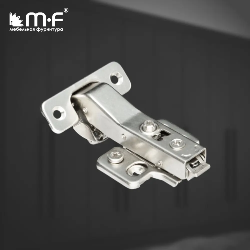 Фото 5 Петля 3D МФ-Комплект Unihopper с доводчиком 45x45мм с декор. накладкой Фото 5 Петля 3D МФ-Комплект Unihopper с доводчиком 45x45мм с декор. накладкой