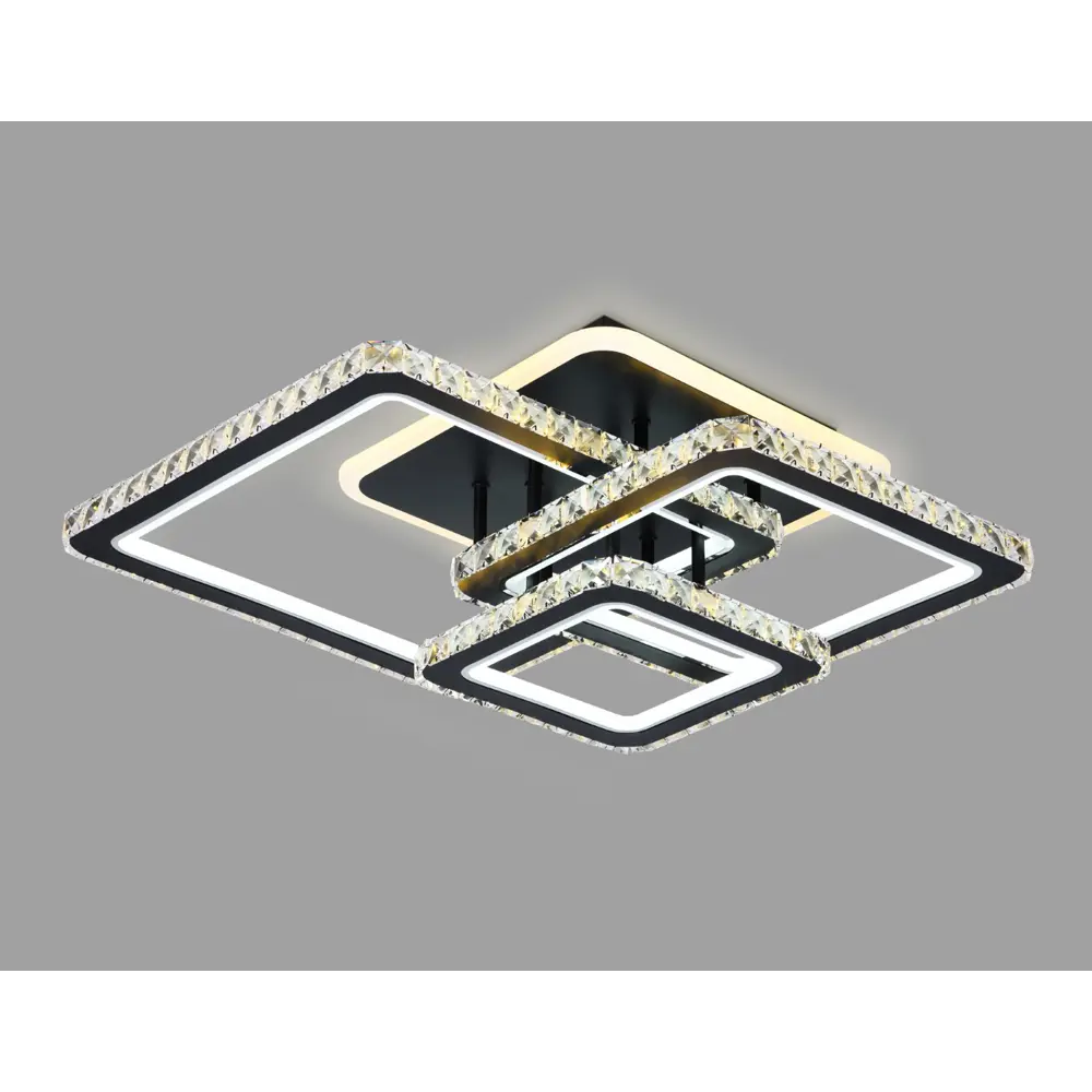 Фото 4 Люстра потолочная светодиодная Ambrella light Fa1733 с пультом управления 23 м² регулируемый белый свет цвет черный Фото 4 Люстра потолочная светодиодная Ambrella light Fa1733 с пультом управления 23 м² регулируемый белый свет цвет черный