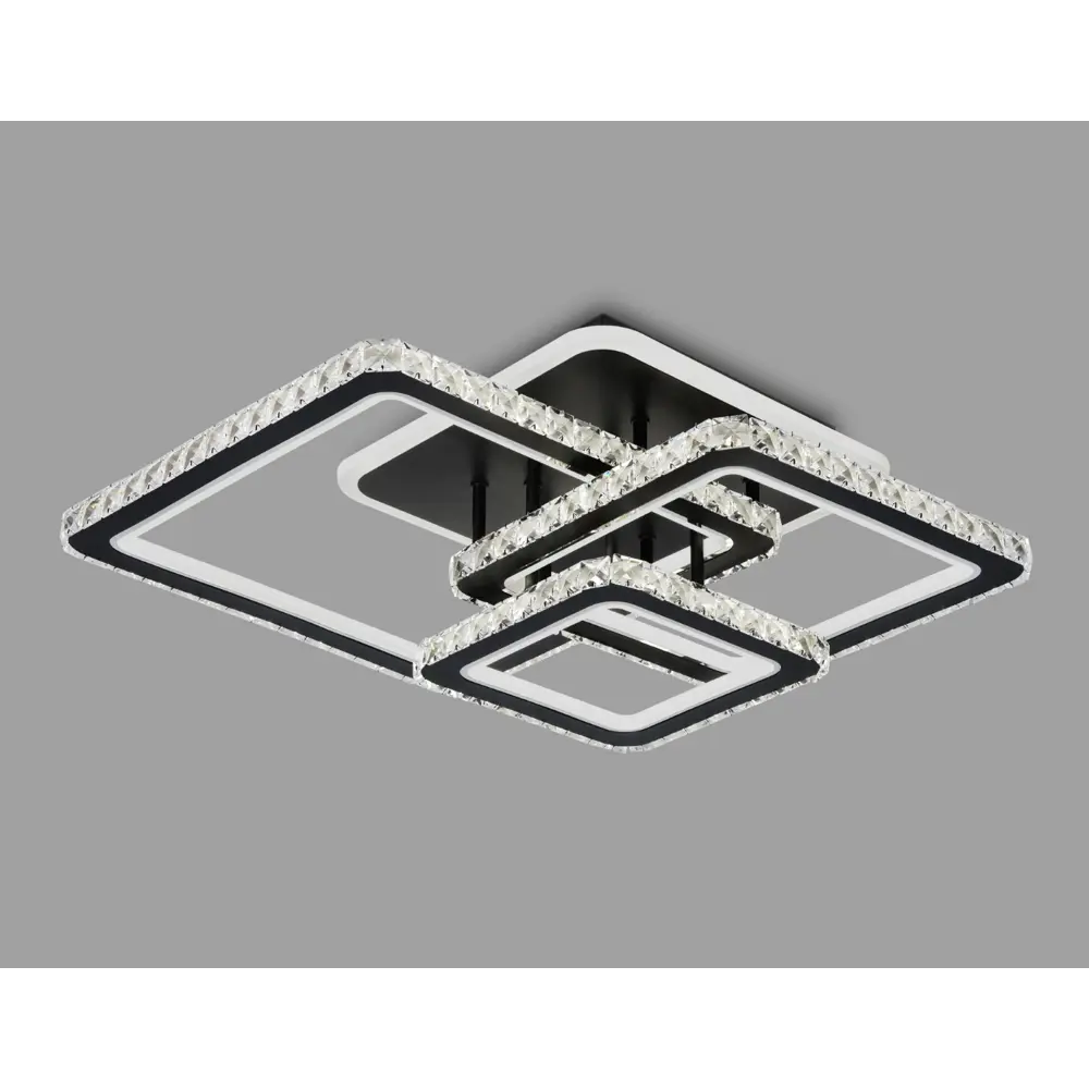 Фото 3 Люстра потолочная светодиодная Ambrella light Fa1733 с пультом управления 23 м² регулируемый белый свет цвет черный Фото 3 Люстра потолочная светодиодная Ambrella light Fa1733 с пультом управления 23 м² регулируемый белый свет цвет черный