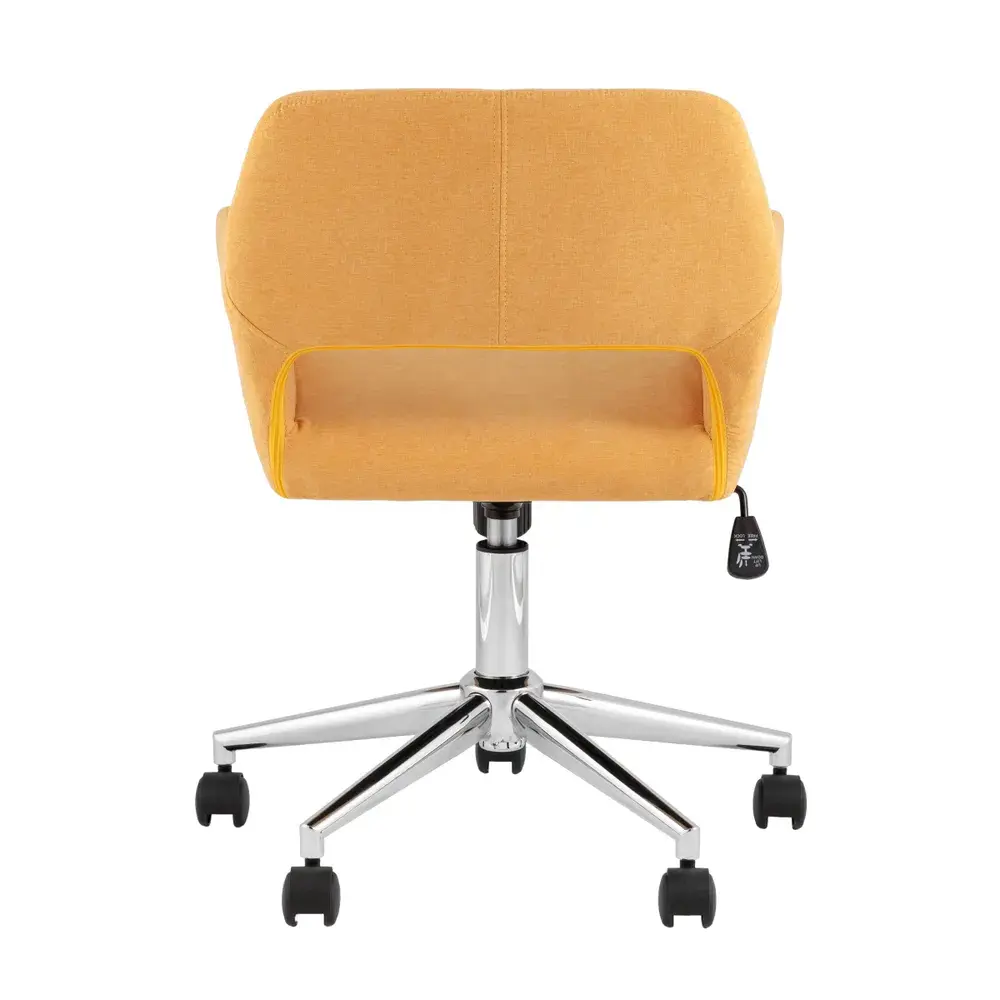 Фото 6 Офисное кресло Stool group ROSS 56x84x55 см рогожка цвет желтый Фото 6 Офисное кресло Stool group ROSS 56x84x55 см рогожка цвет желтый