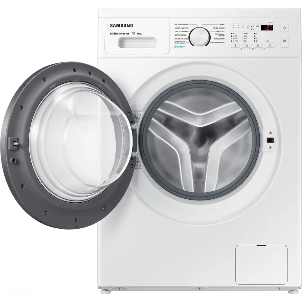 Фото 6 Стиральная машина Samsung Ww60ag4s00velp 60x85x45 см 6 кг цвет белый Фото 6 Стиральная машина Samsung Ww60ag4s00velp 60x85x45 см 6 кг цвет белый