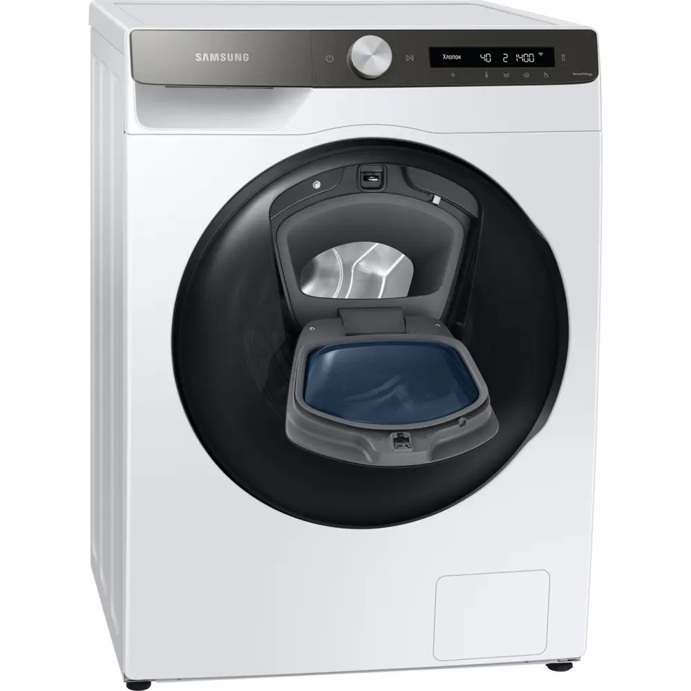 Фото 4 Стиральная машина Samsung WD80T554CBT/LD с сушкой максимальная загрузка 8 кг цвет белый Фото 4 Стиральная машина Samsung WD80T554CBT/LD с сушкой максимальная загрузка 8 кг цвет белый