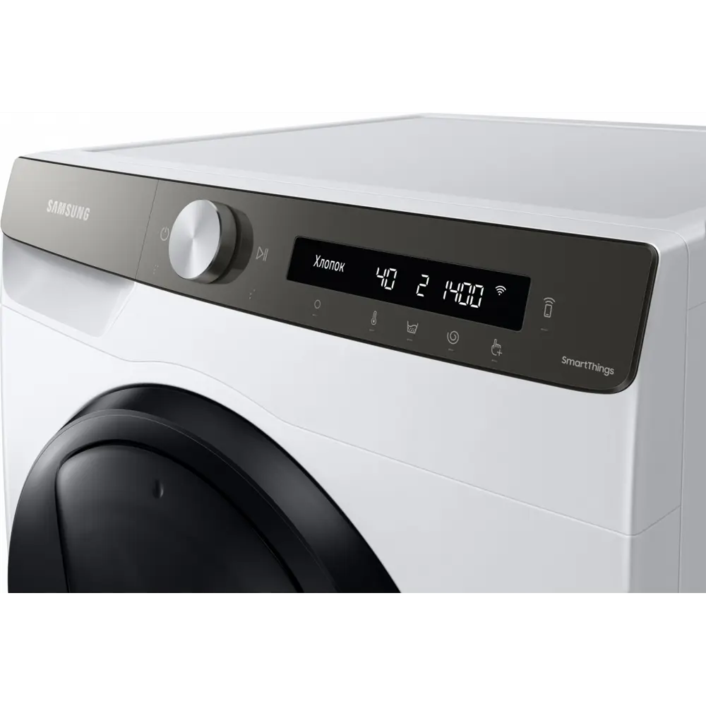 Фото 5 Стиральная машина Samsung WD80T554CBT/LD с сушкой максимальная загрузка 8 кг цвет белый Фото 5 Стиральная машина Samsung WD80T554CBT/LD с сушкой максимальная загрузка 8 кг цвет белый