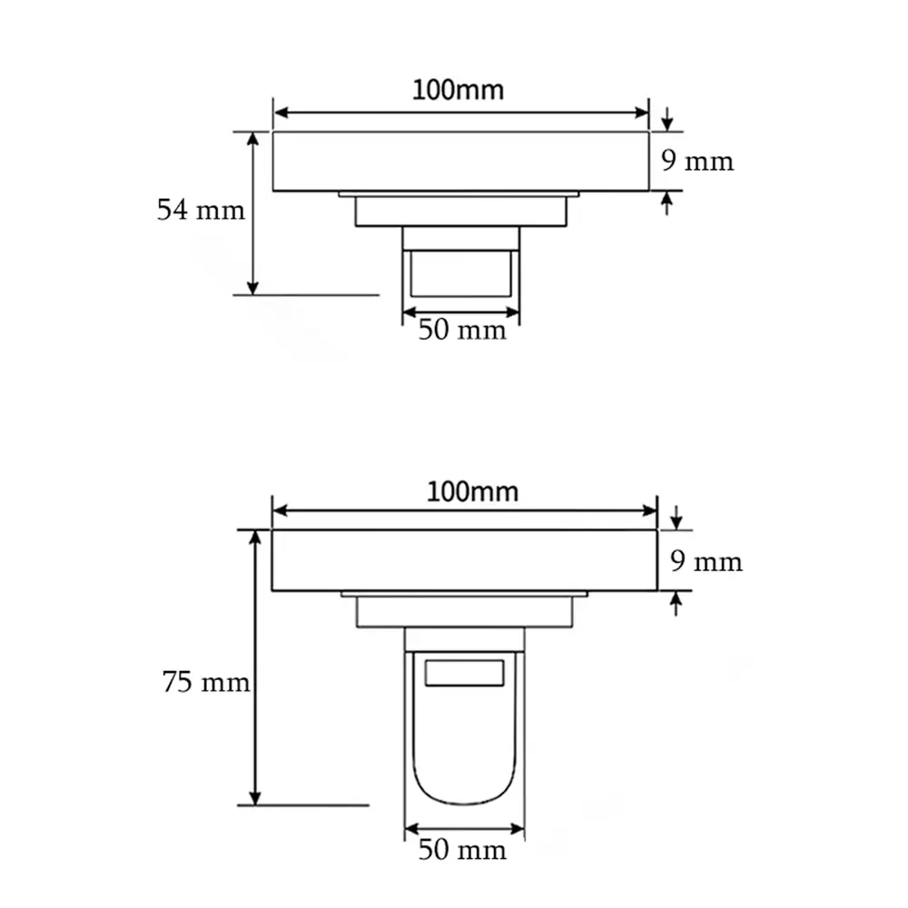 Фото 6 Трап для душа Diadonna D61-19011Q мокрый затвор 10x10 см латунь Фото 6 Трап для душа Diadonna D61-19011Q мокрый затвор 10x10 см латунь