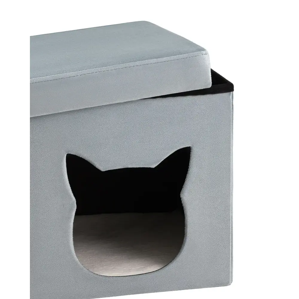 Фото 3 Пуф ткань ПВХ Stool Group Store Pet HS-PT55 V57 BOX2, 38x38 см, цвет бирюзовый Фото 3 Пуф ткань ПВХ Stool Group Store Pet HS-PT55 V57 BOX2, 38x38 см, цвет бирюзовый