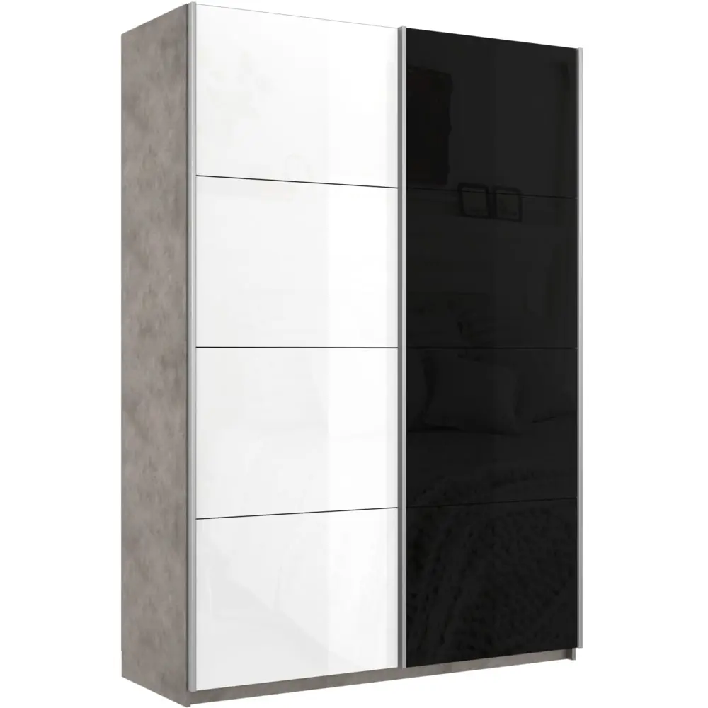 Фото 3 Шкаф-купе Мебельная компания е1 500361 230x140x57 см 8 полок ЛДСП цвет бетон Фото 3 Шкаф-купе Мебельная компания е1 500361 230x140x57 см 8 полок ЛДСП цвет бетон