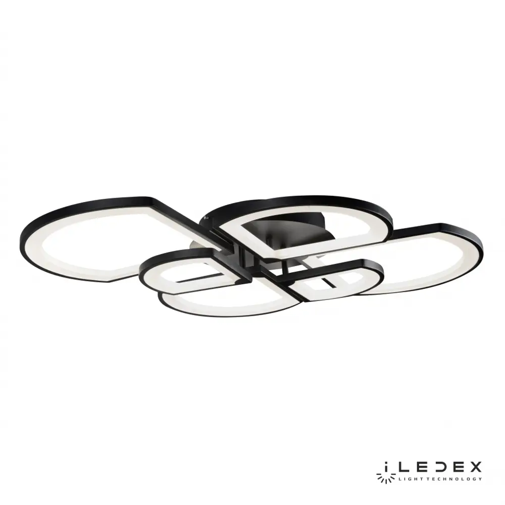 Фото 3 Люстра потолочная светодиодная iLedex 6882_6 BK с пультом управления, 28 м², цвет белый Фото 3 Люстра потолочная светодиодная iLedex 6882_6 BK с пультом управления, 28 м², цвет белый