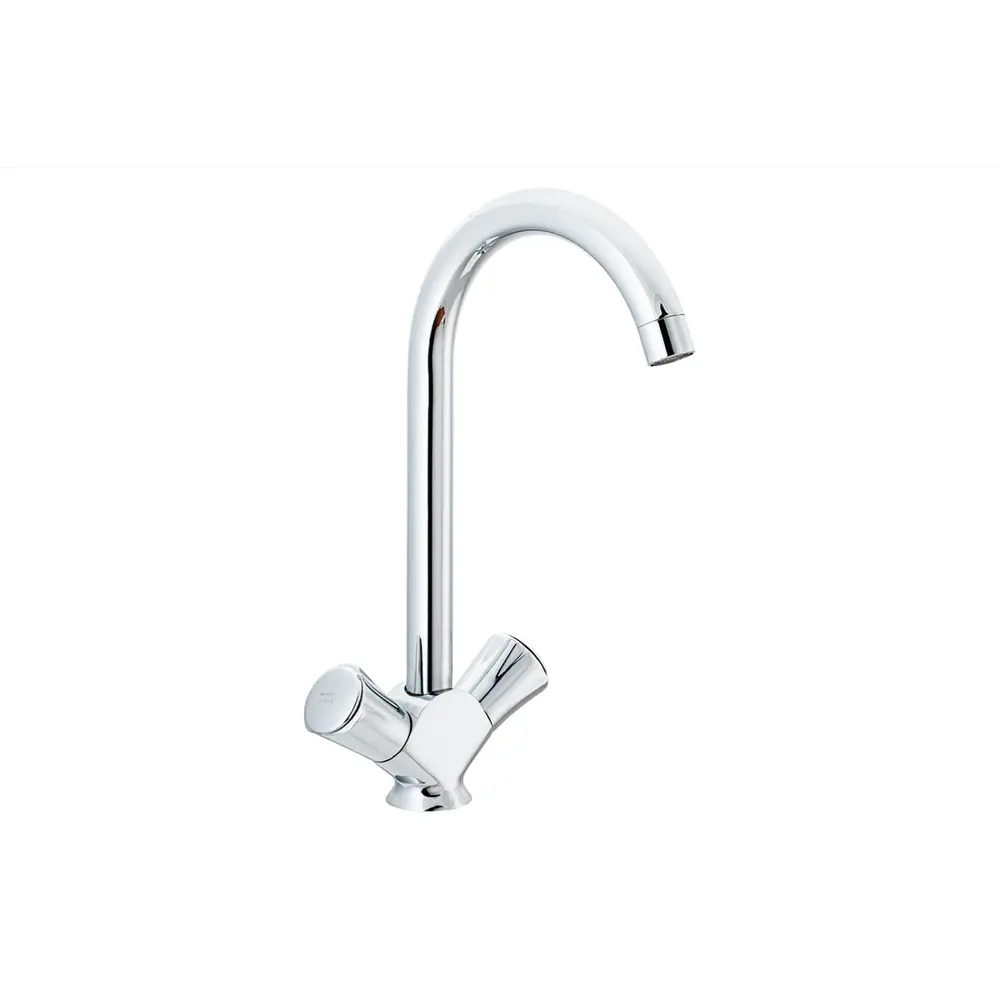 Фото Смеситель для кухни Ekko E42091 поворотный излив 22.4 см цвет хром