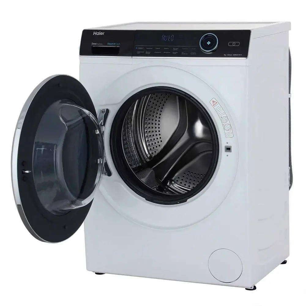 Фото 2 Стиральная машина Haier Hw80-b14979 60x85x44 см 8 кг цвет белый Фото 2 Стиральная машина Haier Hw80-b14979 60x85x44 см 8 кг цвет белый