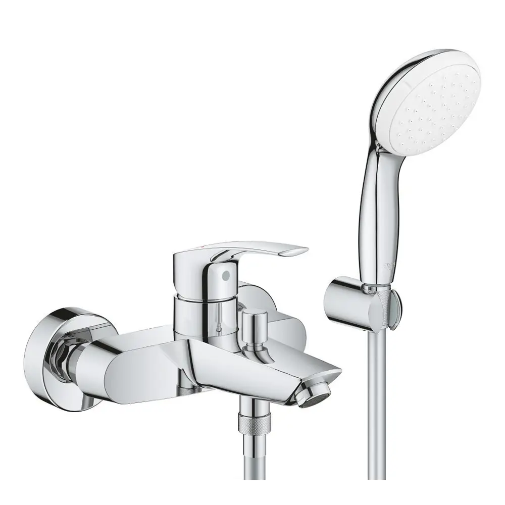 Фото Смеситель для ванны Grohe 33302003 однорычажный с душевой лейкой цвет хром Фото Смеситель для ванны Grohe 33302003 однорычажный с душевой лейкой цвет хром