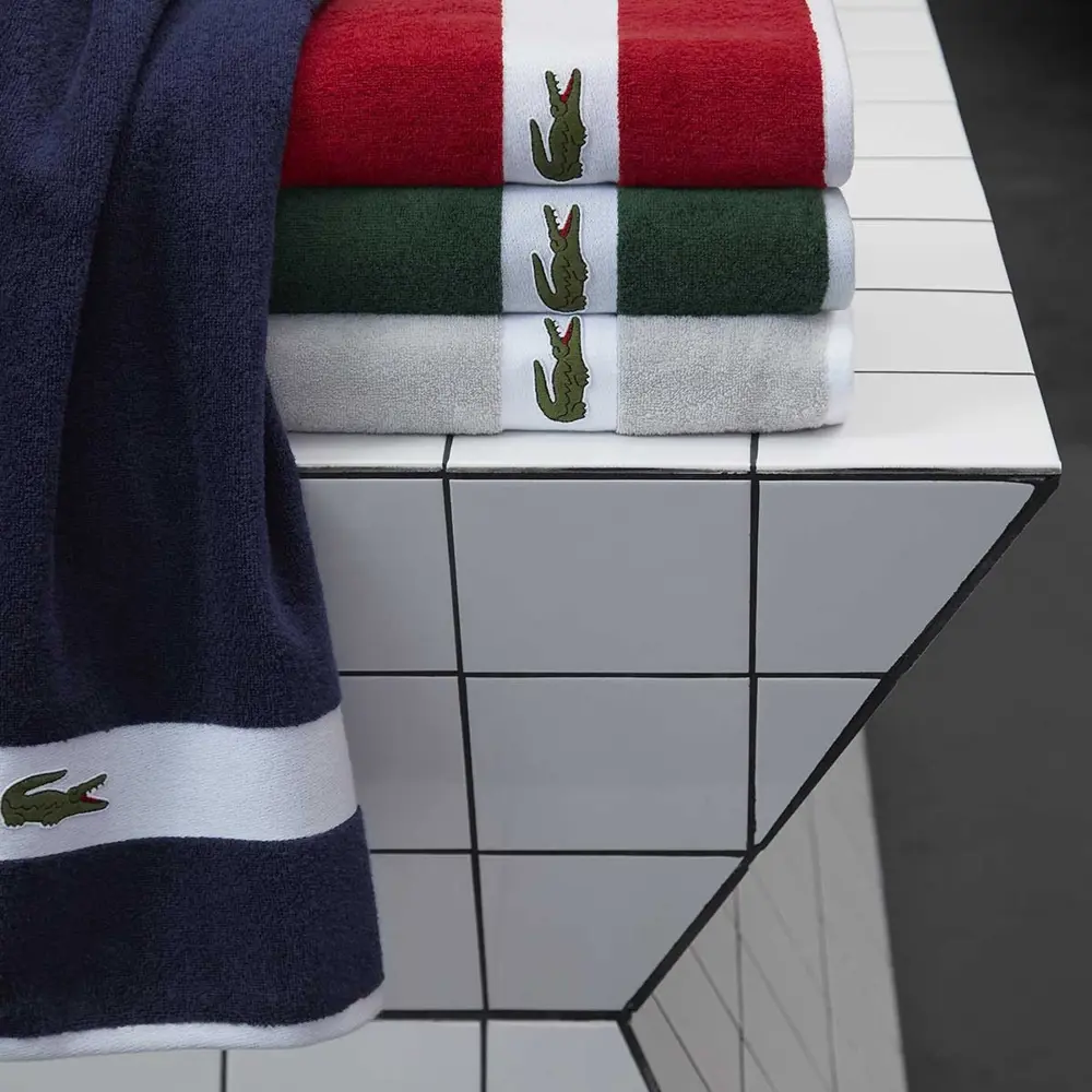 Фото 7 Полотенце Lacoste Casual Cosmique 90x150 см цвет синий Фото 7 Полотенце Lacoste Casual Cosmique 90x150 см цвет синий