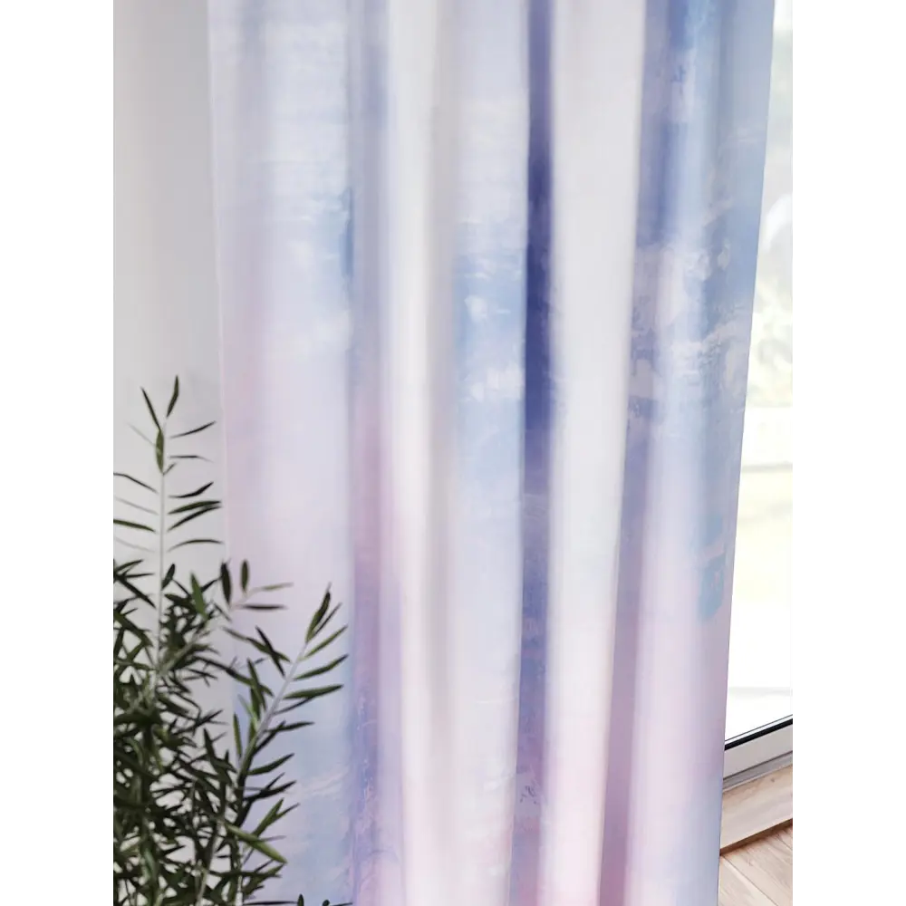 Фото 4 Штора блэкаут на шторной ленте Comfy Way Флонтос - 137 CW594137-260, 260x150 см, цвет голубой Фото 4 Штора блэкаут на шторной ленте Comfy Way Флонтос - 137 CW594137-260, 260x150 см, цвет голубой