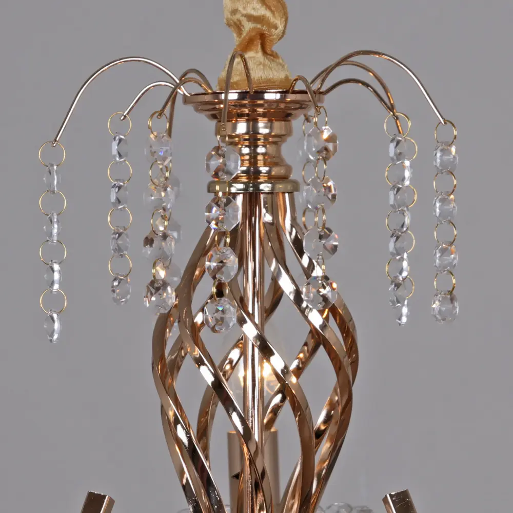 Фото 4 Люстра подвесная Reluce fgd+cl Rlc_06315-0.4-05_fgd_cl 5 ламп 30 м² цвет золото/прозрачный Фото 4 Люстра подвесная Reluce fgd+cl Rlc_06315-0.4-05_fgd_cl 5 ламп 30 м² цвет золото/прозрачный