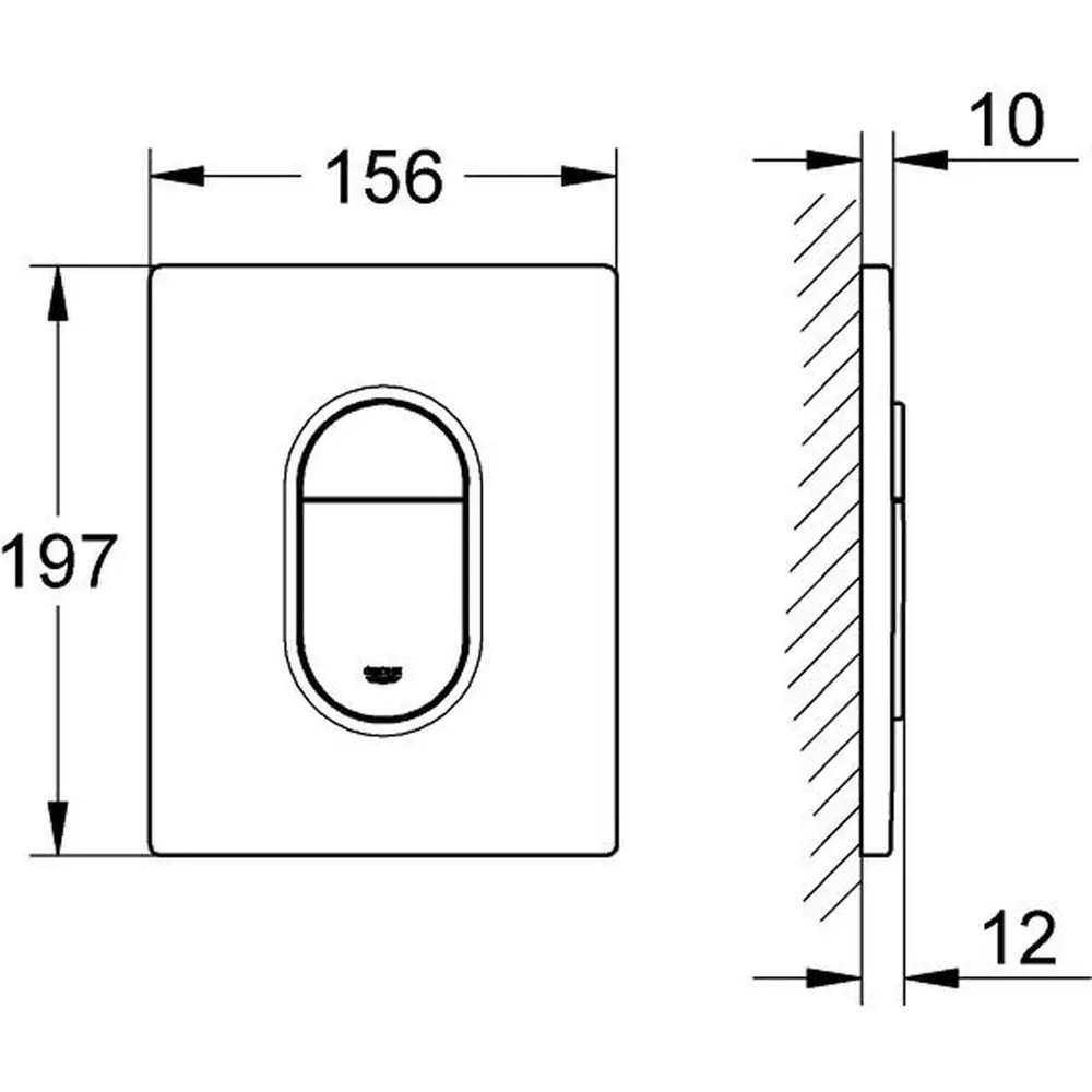 Фото 6 Инсталляция GROHE Solido 5 в 1 QuickFix с клавишей смыва Arena Cosmopolitan (39702000) и унитаз 52x37 Soft-Close белый глянцевый квадрат Фото 6 Инсталляция GROHE Solido 5 в 1 QuickFix с клавишей смыва Arena Cosmopolitan (39702000) и унитаз 52x37 Soft-Close белый глянцевый квадрат